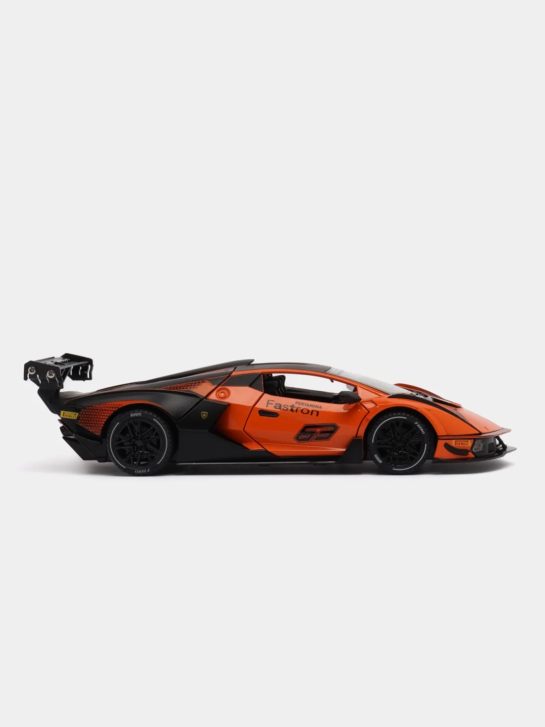Оранжевый металлическая машинка 1:24 lamborghini essenza scv12