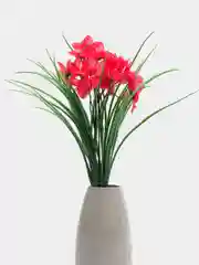 Красный цветы искусственные