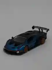 Синий металлическая машинка 1:24 lamborghini essenza scv12