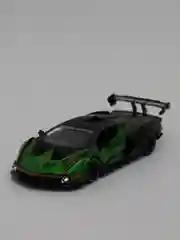Зеленый металлическая машинка 1:24 lamborghini essenza scv12