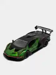 Зеленый металлическая машинка 1:24 lamborghini essenza scv12