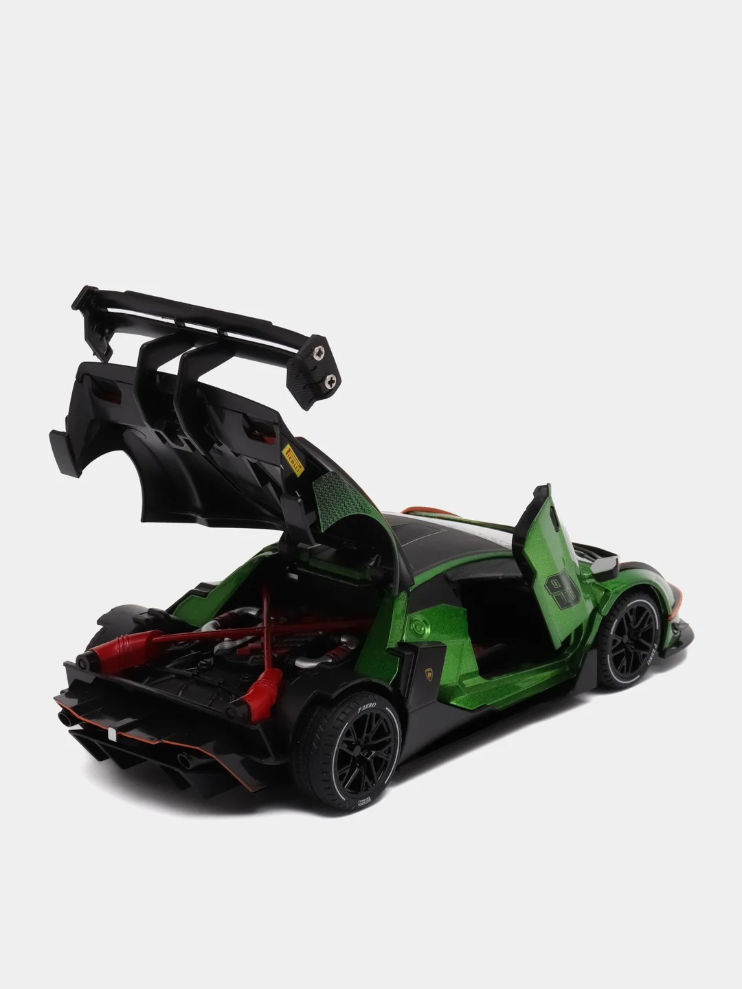 Зеленый металлическая машинка 1:24 lamborghini essenza scv12