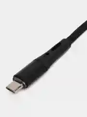 Черный зарядный кабель с подсветкой Type-C, Micro-USB с быстрой зарядкой