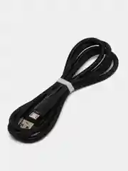 Черный зарядный кабель с подсветкой Type-C, Micro-USB с быстрой зарядкой