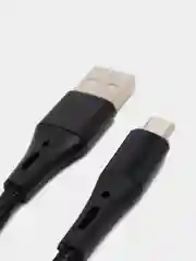 Черный зарядный кабель с подсветкой Type-C, Micro-USB с быстрой зарядкой
