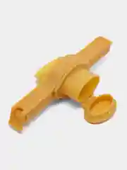 Зеленый зажим для пакетов с дозатором