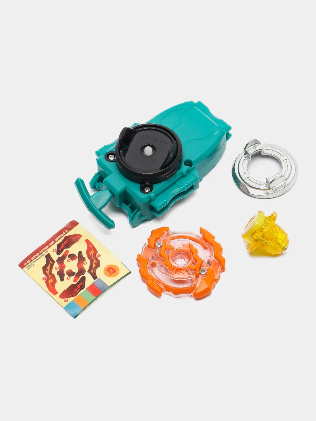 Оранжевый бейблэйд / Пусковая установка и волчок Beyblade