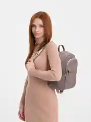 Бежевый повседнейнвый женский рюкзак, 2 цвета