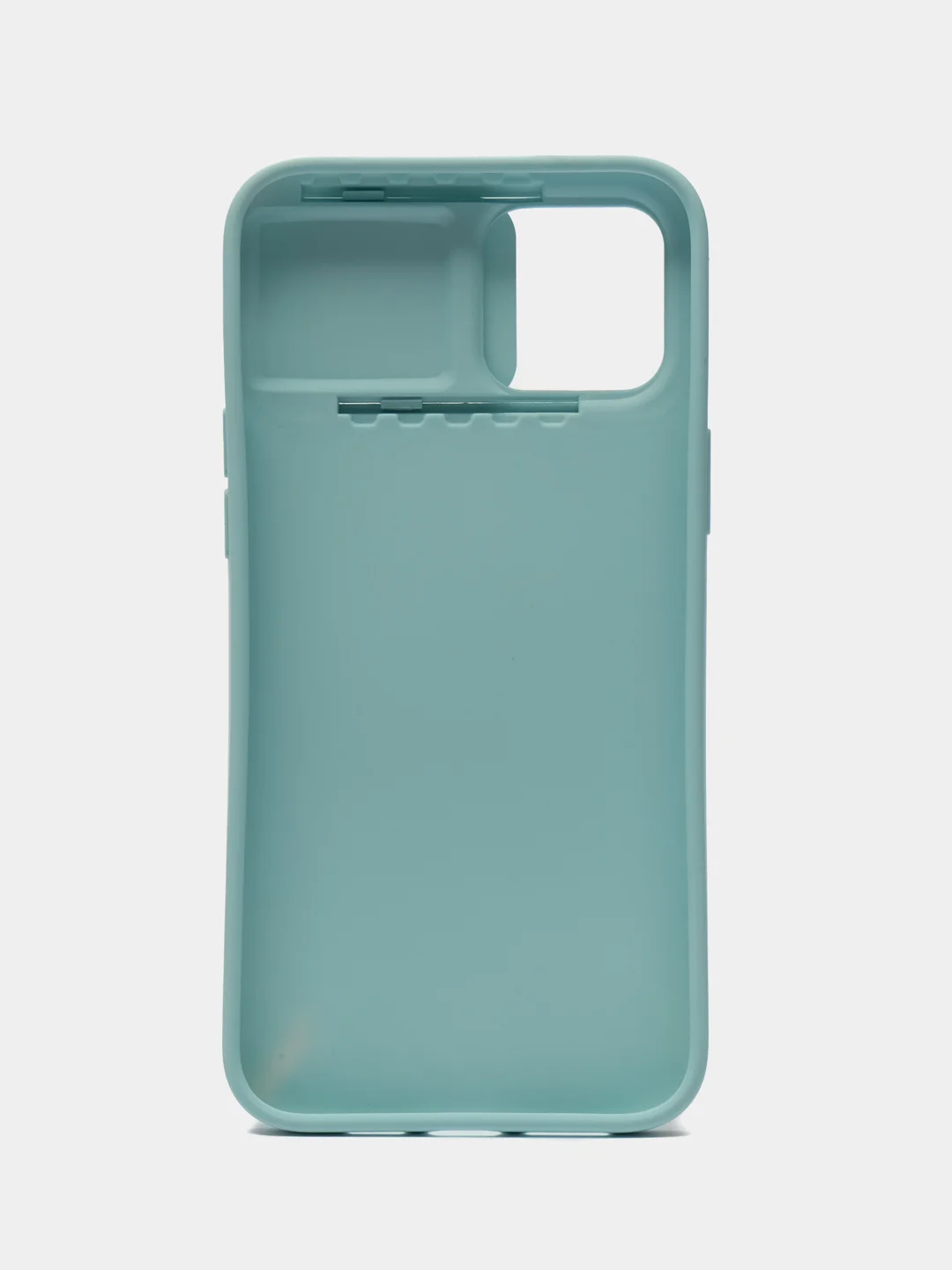 Бирюзовый чехол для IPhone 12 mini / 12 / 12 Pro / 12 Pro Max, силиконовый, с защитой камеры