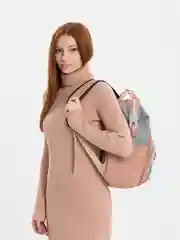 Розовый сумка-рюкзак, женская
