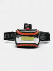 Фонарь налобный, светодиодный COB LED 0,65 Вт, на батарейках 3xAAA, мощностью 65 Лм