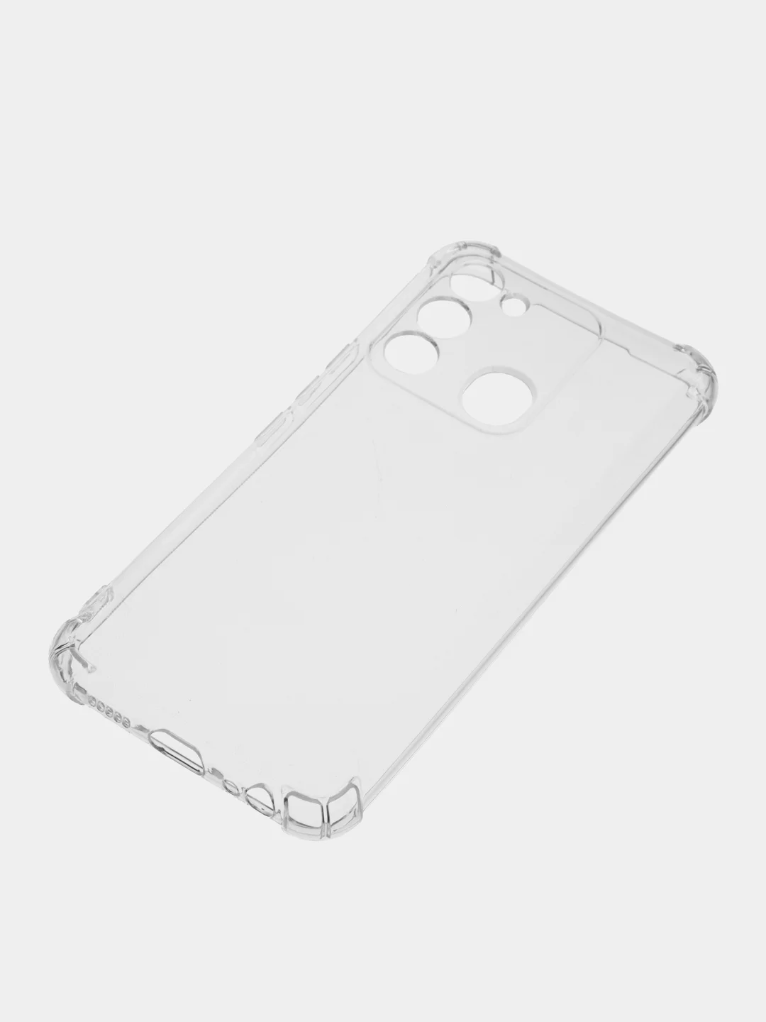 Силиконовый, прозрачный, усиленный чехол Tecno Camon 19/19pro