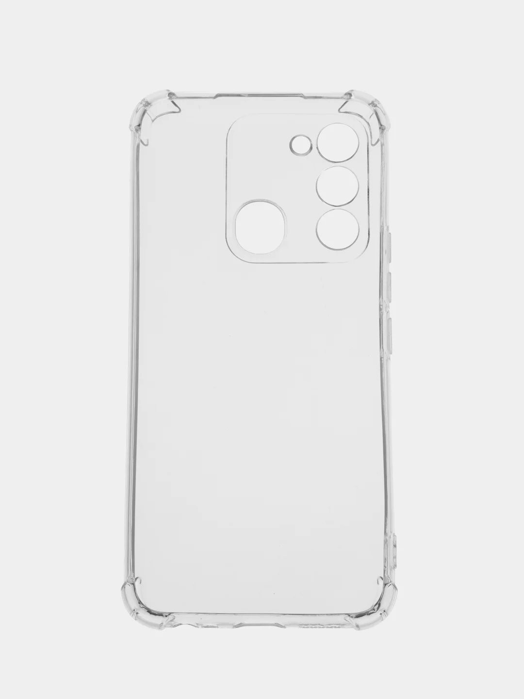 Силиконовый, прозрачный, усиленный чехол Tecno Camon 19/19pro