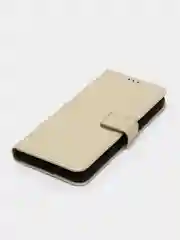 Золотой чехол-книжка с магнитной застежкой для Xiaomi Redmi Note 10 Pro / 10 Pro Max (Ноут 10 Про)