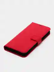 Красный чехол-книжка с магнитной застежкой для Xiaomi Redmi Note 10 Pro / 10 Pro Max (Ноут 10 Про)