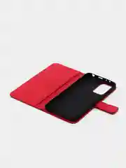 Красный чехол-книжка с магнитной застежкой для Xiaomi Redmi Note 10 Pro / 10 Pro Max (Ноут 10 Про)