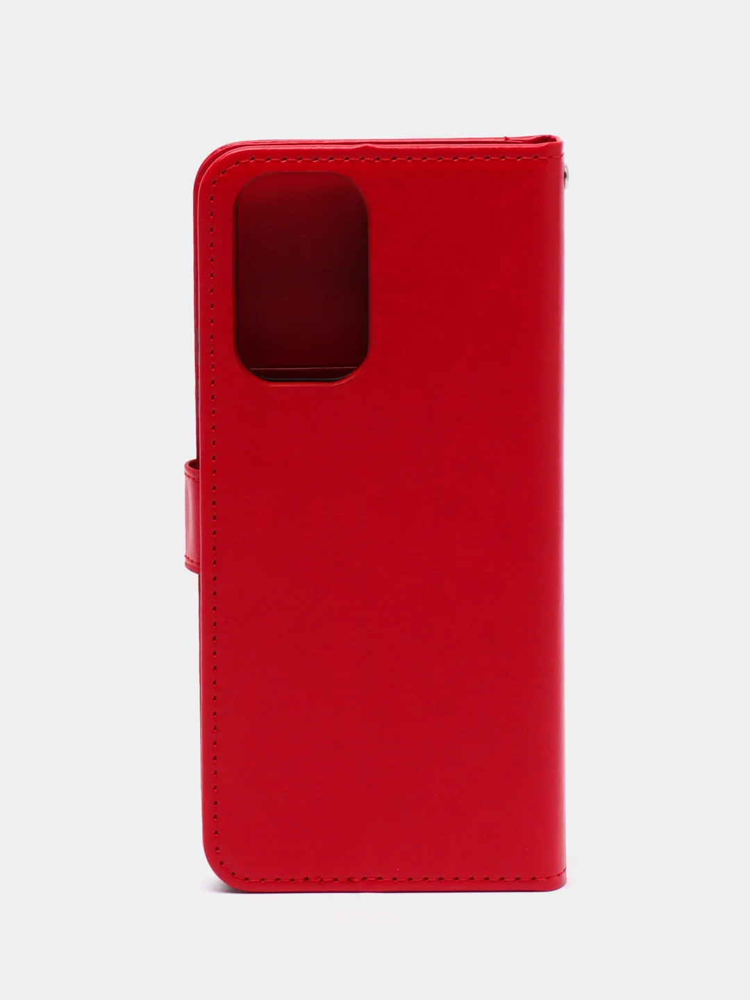 Красный чехол-книжка с магнитной застежкой для Xiaomi Redmi Note 10 Pro / 10 Pro Max (Ноут 10 Про)