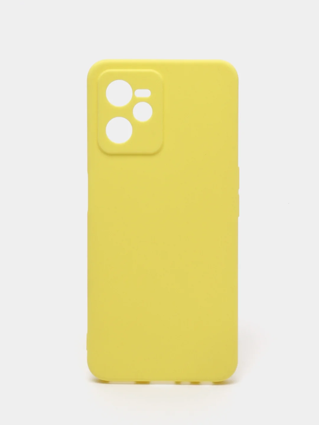 Лимонный чехол для Realme C35 (Реалми С35), силиконовый, матовый