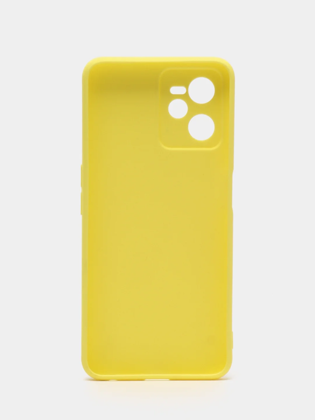 Лимонный чехол для Realme C35 (Реалми С35), силиконовый, матовый
