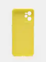 Лимонный чехол для Realme C35 (Реалми С35), силиконовый, матовый