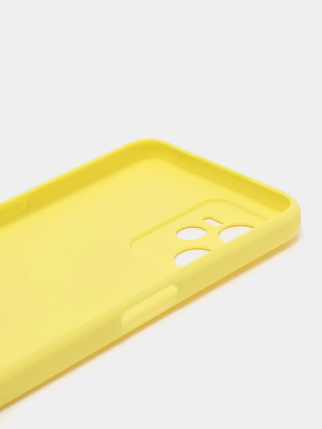 Лимонный чехол для Realme C35 (Реалми С35), силиконовый, матовый