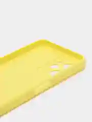 Лимонный чехол для Realme C35 (Реалми С35), силиконовый, матовый