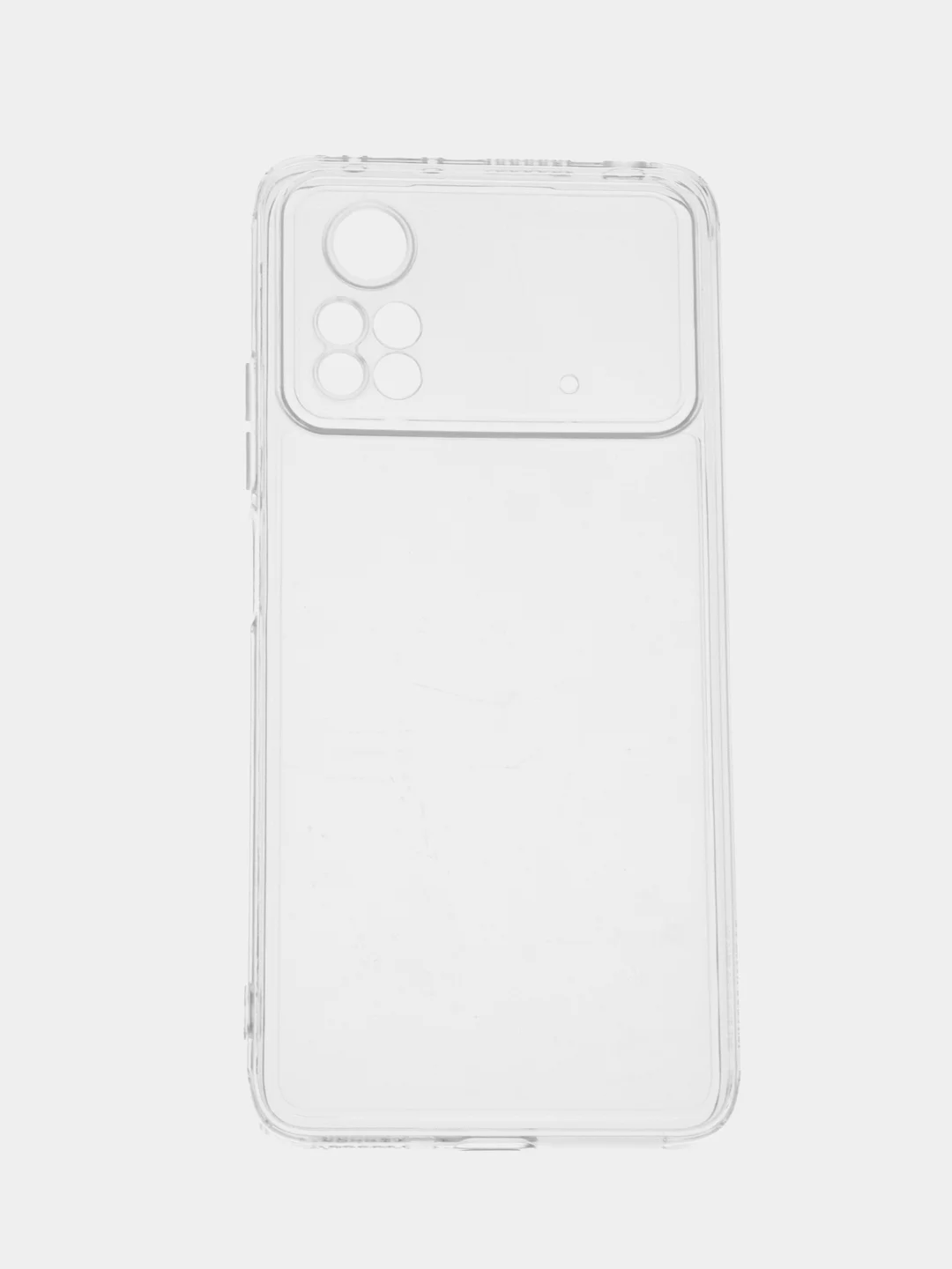 Прозрачный чехол для Xiaomi Poco X4 Pro 5G силиконовый, матовый (Поко Х4 Про 5G)
