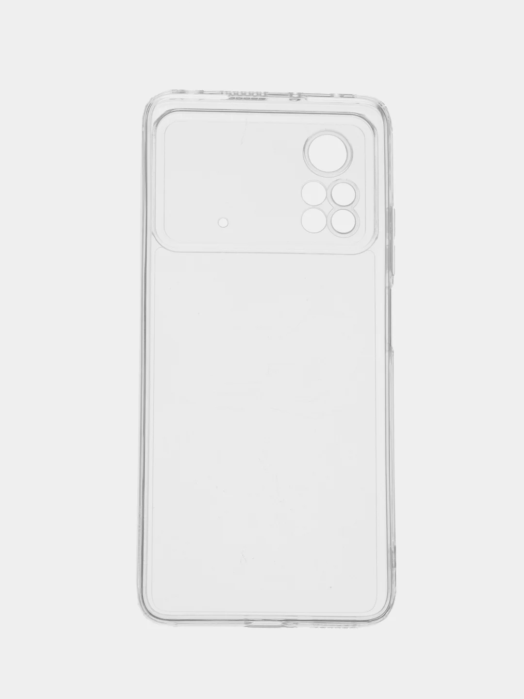 Прозрачный чехол для Xiaomi Poco X4 Pro 5G силиконовый, матовый (Поко Х4 Про 5G)
