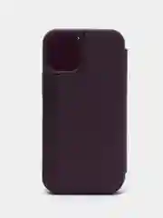 Фиолетовый чехол-книжка с прозрачным окном iPhone 7/8/SE(2020)/X/XS MAX/XR/11/11 PRO Max/12/12PRO