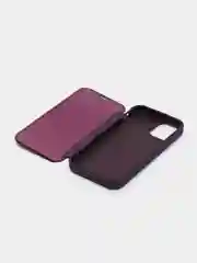 Фиолетовый чехол-книжка с прозрачным окном iPhone 7/8/SE(2020)/X/XS MAX/XR/11/11 PRO Max/12/12PRO