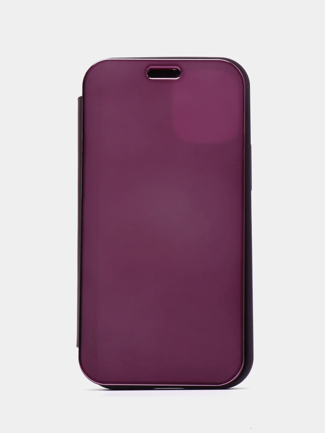 Фиолетовый чехол-книжка с прозрачным окном iPhone 7/8/SE(2020)/X/XS MAX/XR/11/11 PRO Max/12/12PRO