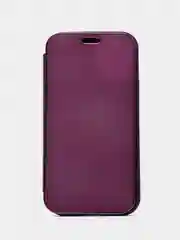 Фиолетовый чехол-книжка с прозрачным окном iPhone 7/8/SE(2020)/X/XS MAX/XR/11/11 PRO Max/12/12PRO