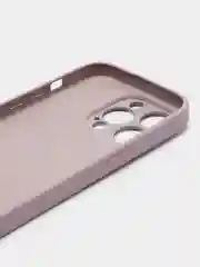 Бежевый меланж силиконовый чехол на iPhone 14, 14 Plus, 14 Pro, 14 Pro Max, со стеклянной панелью