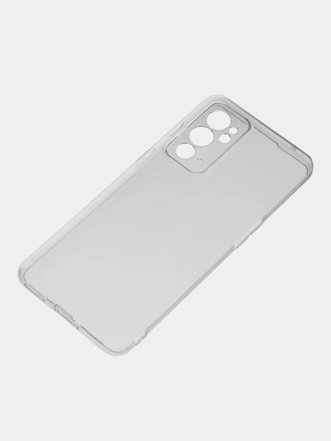 Прозрачный чехол OnePlus 9RT 5G (ВанПлас 9РТ 5Джи), прозрачный, силиконовый, с защитой камеры