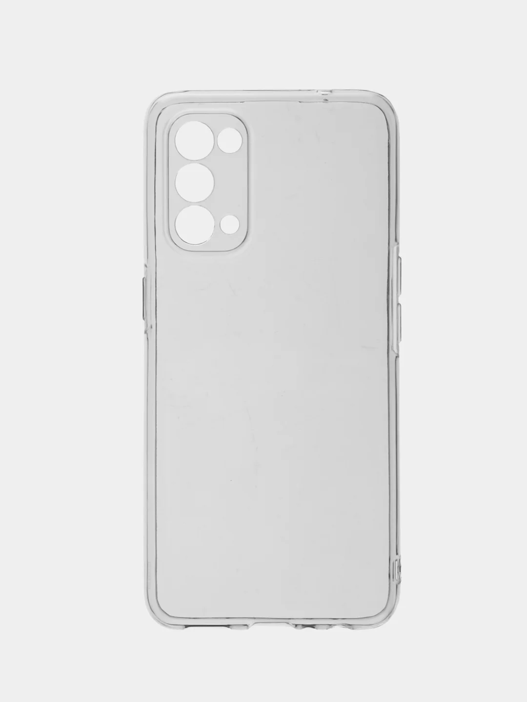 Прозрачный чехол Oppo Reno 5 / Find X3 Lite, прозрачный, силиконовый, с защитой камеры