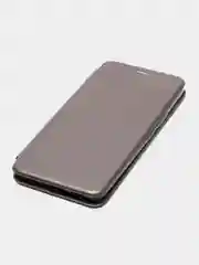 Серебряный чехол-книжка для Infinix Hot 11S