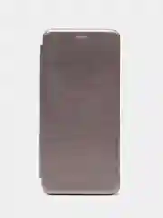 Серебряный чехол-книжка для Infinix Hot 11S