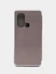 Серебряный чехол-книжка для Infinix Hot 11S