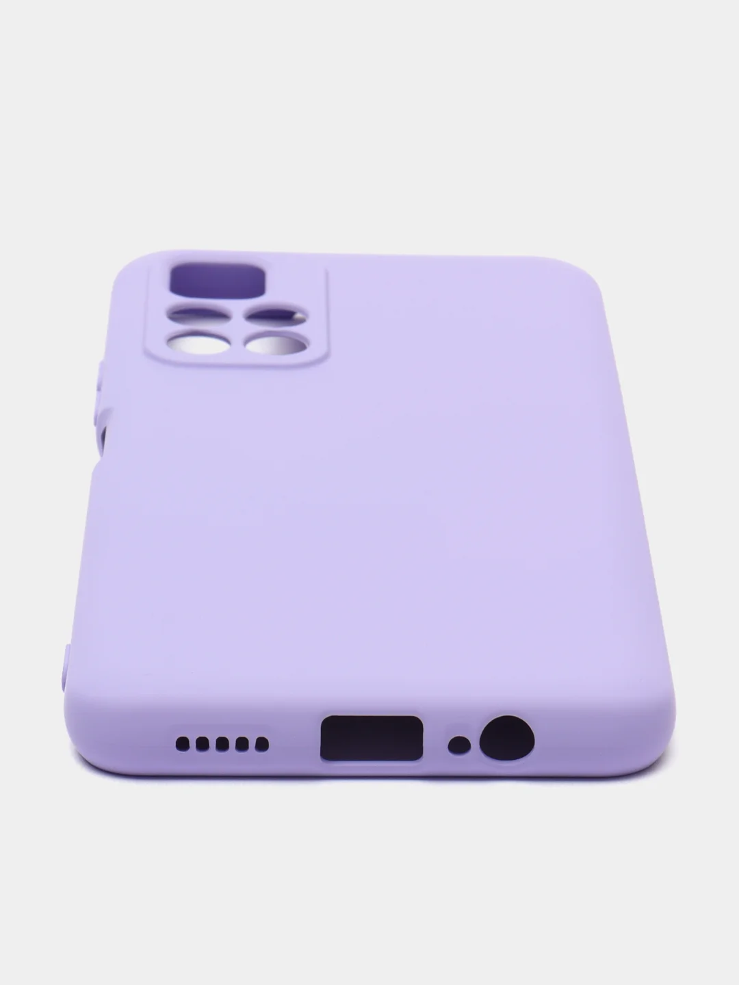 Сиреневый чехол силиконовый для Xiaomi Poco M4 Pro 5G, Redmi Note 11 5G, Сяоми Поко М4 Про 5G