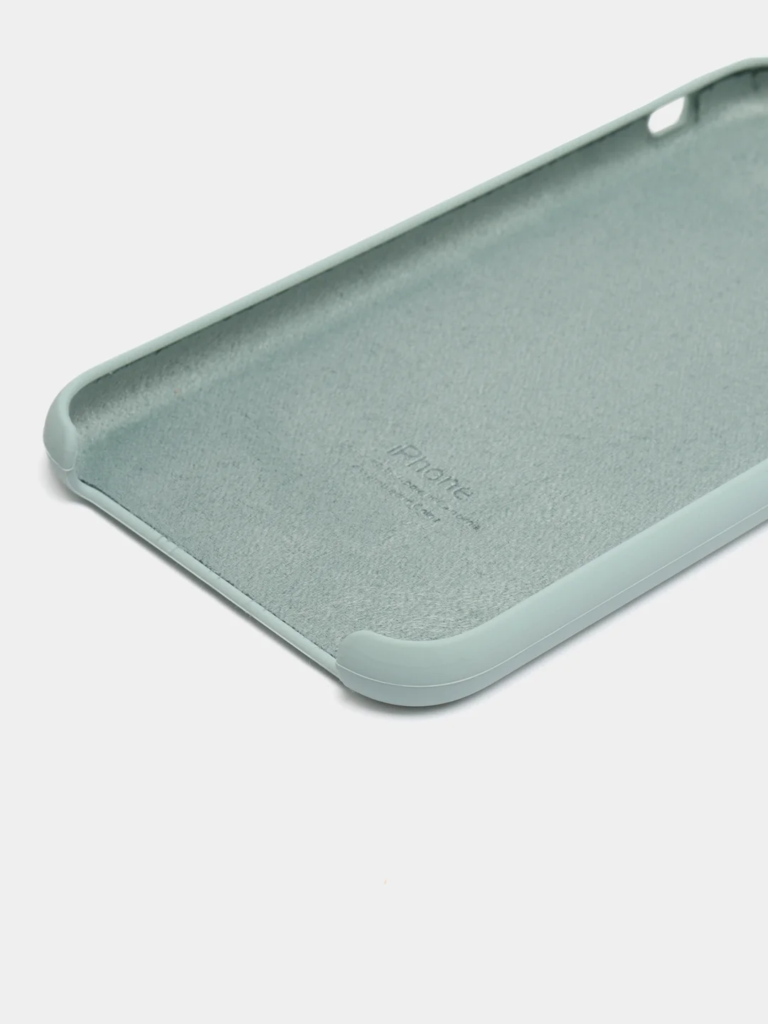 Мятный чехол Silicone Case для iPhone 11