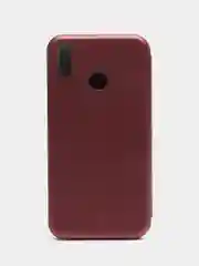 Багровый чехол книжка для Huawei Honor 8X, Хуавей Хонор 8Х