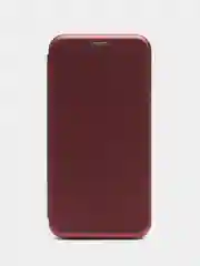 Багровый чехол книжка для Huawei Honor 8X, Хуавей Хонор 8Х