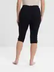 Черный бриджи женские из вискозы, большие размеры