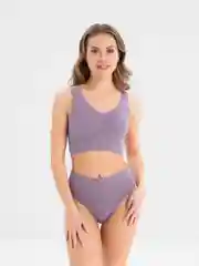 Лавандовый комплект белья женский
