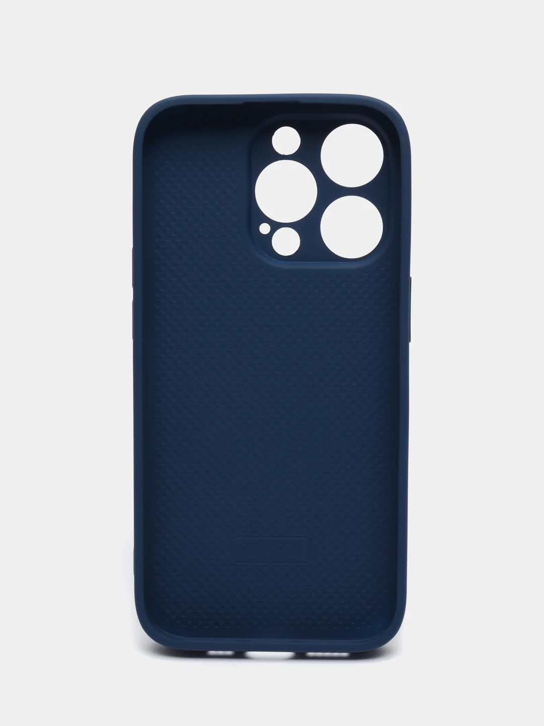 Синий чехол для iPhone, силиконовый, со стеклянной панелью