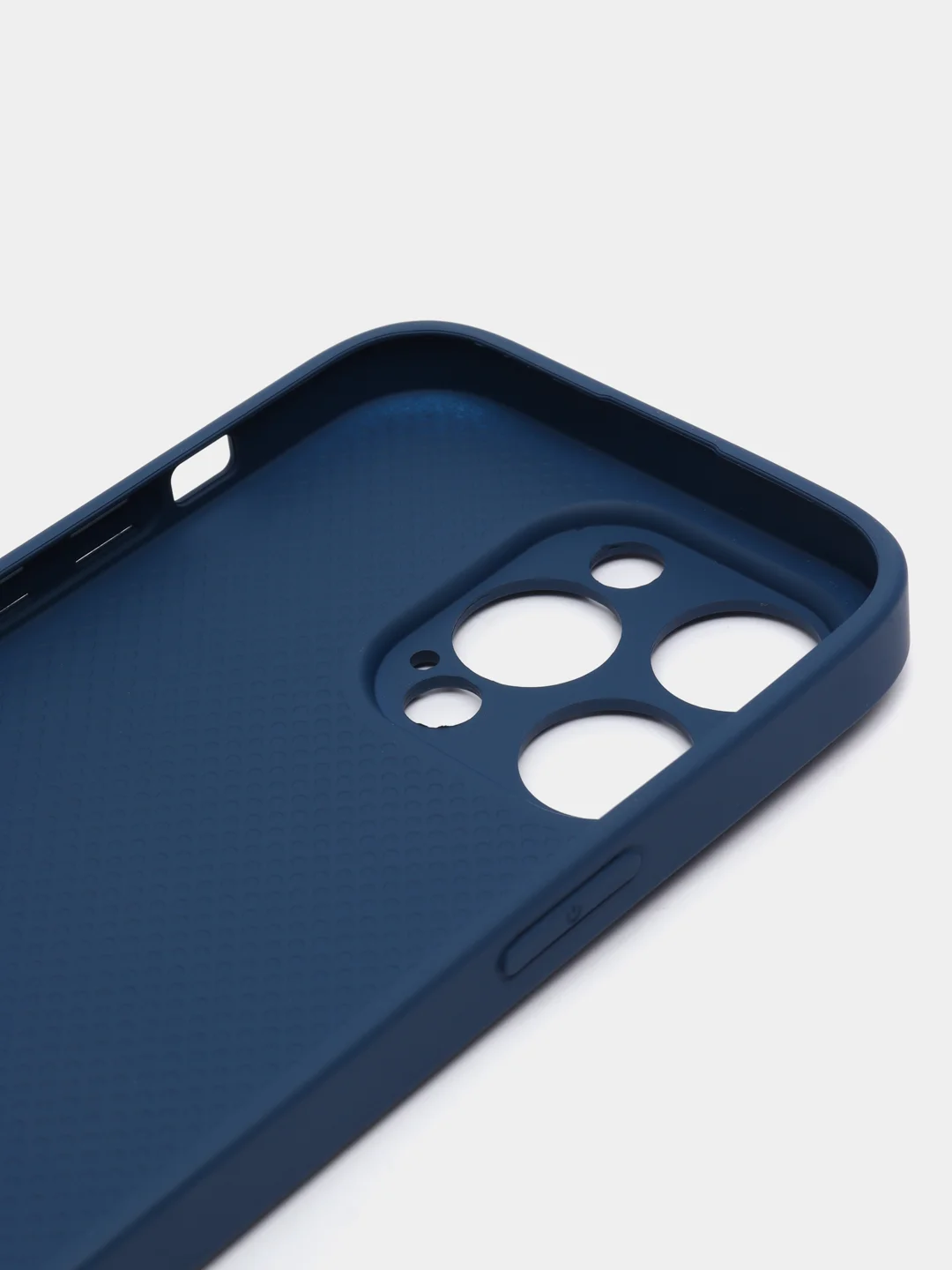 Синий чехол для iPhone, силиконовый, со стеклянной панелью