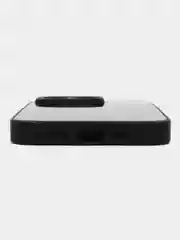 Черный чехол для iPhone, силиконовый, со стеклянной панелью