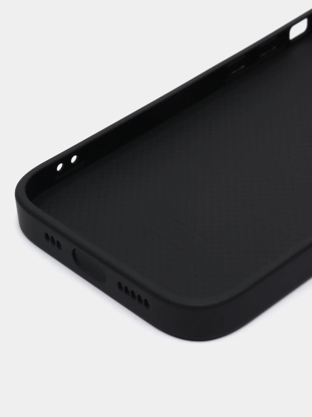 Черный чехол для iPhone, силиконовый, со стеклянной панелью