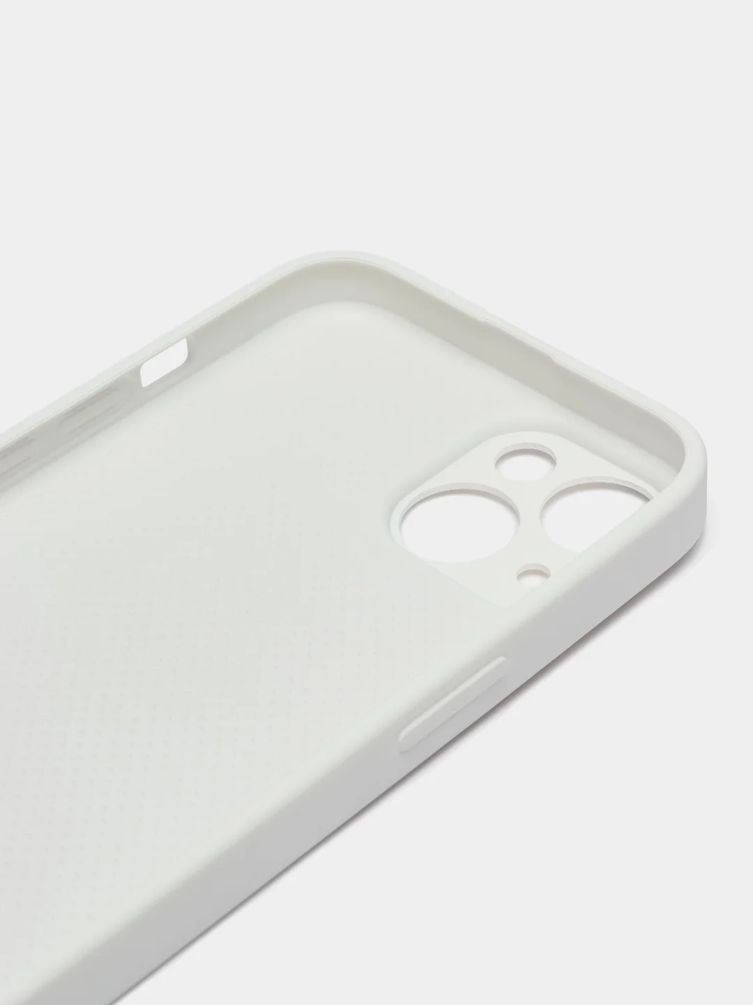 Белый чехол для iPhone, силиконовый, со стеклянной панелью