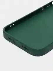 Лесной зеленый чехол для iPhone, силиконовый, со стеклянной панелью